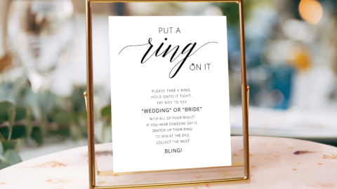 Bridal Shower Ring Game Basic - Bridal Shower Ring Game Minimalist 480x270 